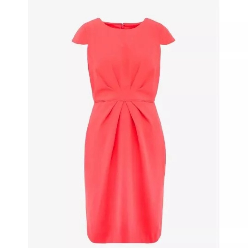 JCrew Crepe Pleated Shift Dress
